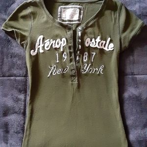 Aeropostle vintage tee.